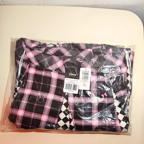 ❤️NWT VINTAGE TORRID MINNIE MOUSE PLAID MINI SKIRTALL SKIRT DISNEY - PLUS SIZE - Picture 6 of 12